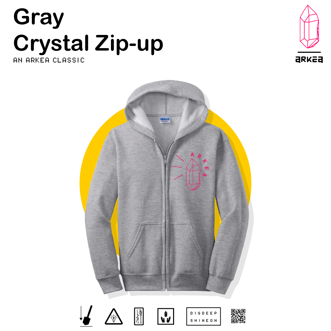 Crystal zip 2025 up hoodie